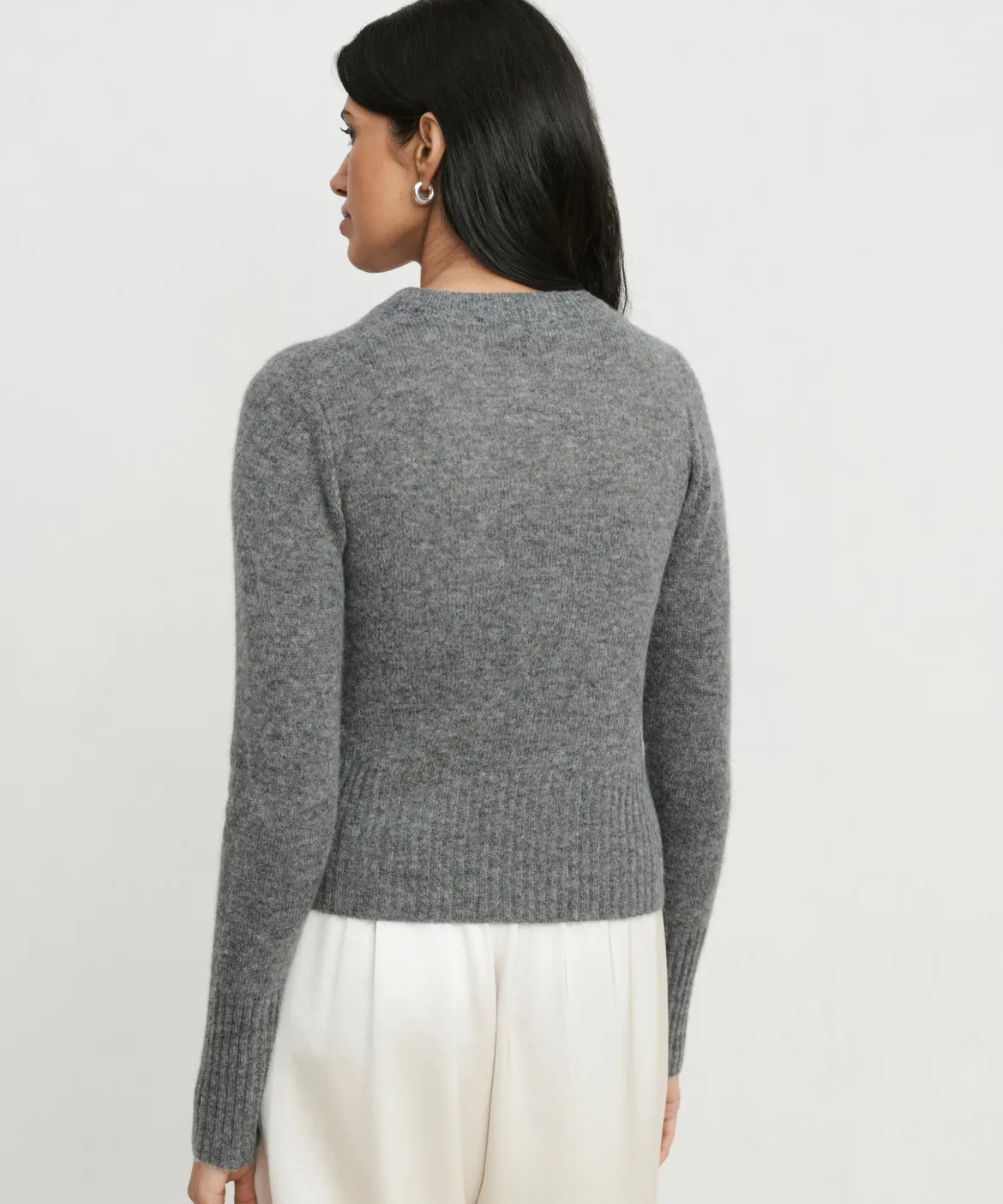 Jenni Kayne Merino Finley Crewneck Thunder New