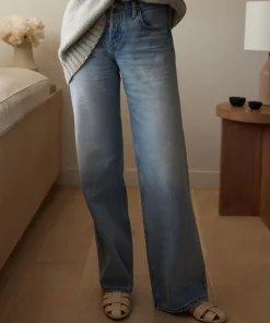 Jenni Kayne Mid Rise Wide Leg West Coast Fade Sale