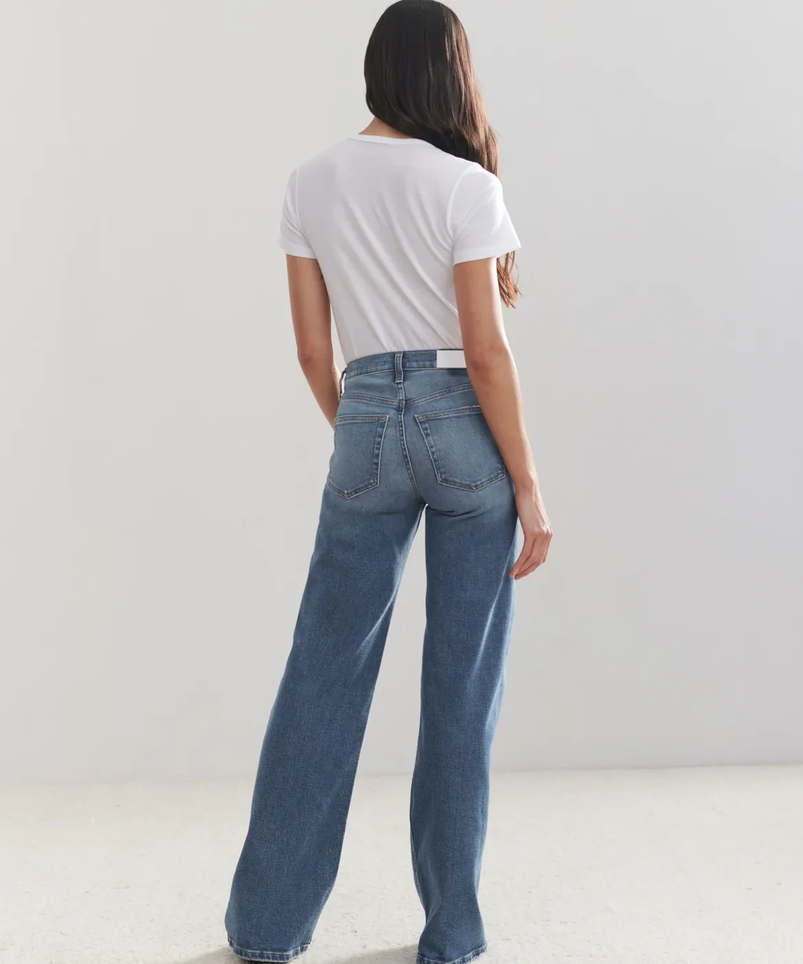 Jenni Kayne Mid Rise Wide Leg West Coast Fade Sale