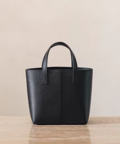 Jenni Kayne Mini Leather Tote Black Fashion