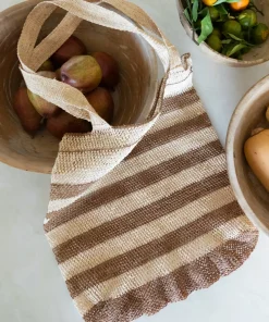 Jenni Kayne Natural Lao Vine Tote Natural Stripe Best