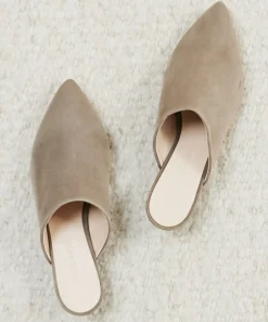 Jenni Kayne Oiled Leather Kitten Heel Mule Laurel Sale