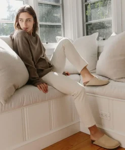 Jenni Kayne Oiled Leather Moc Clog Natural Outlet