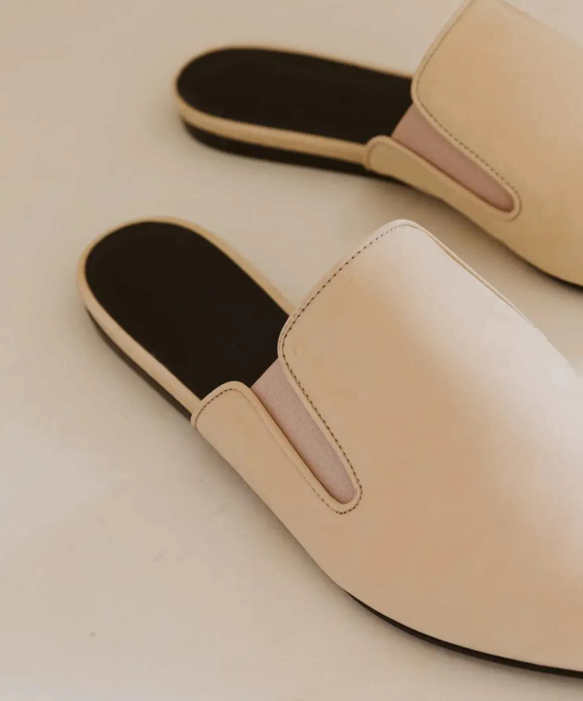 Jenni Kayne Oiled Leather Mule Natural Outlet