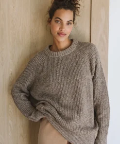 Jenni Kayne Oversized Cashmere Fisherman Taupe Online