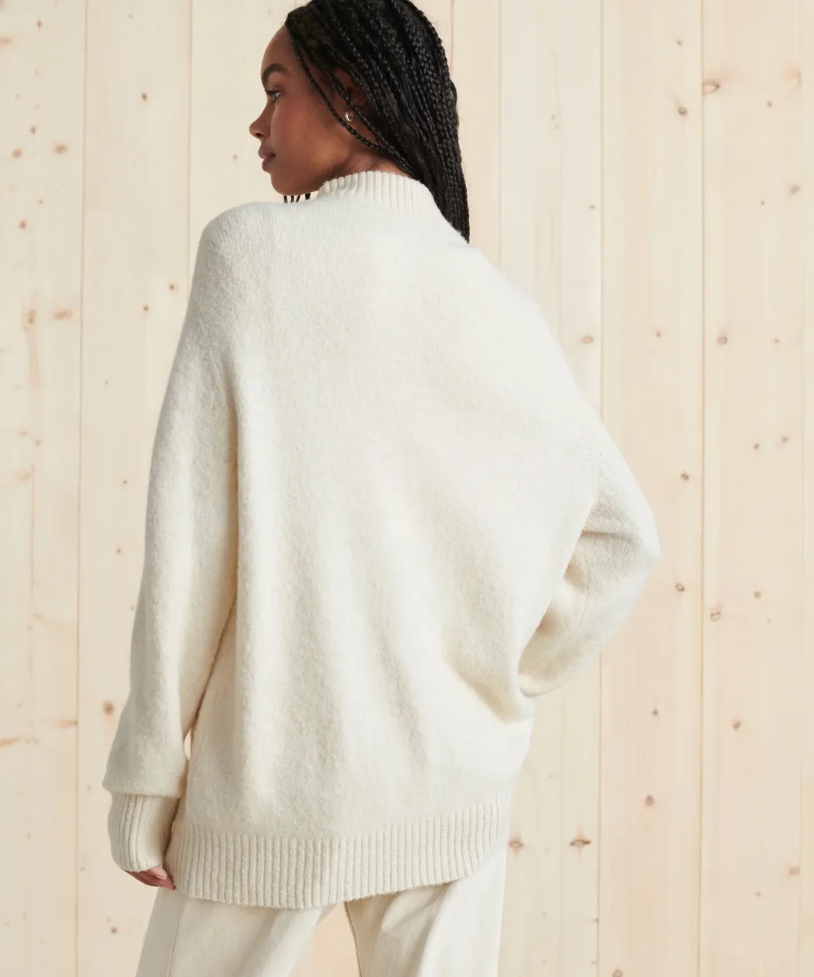 Jenni Kayne Oversized Cotton Pullover Ivory Best