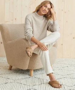 Jenni Kayne Oversized Cotton Pullover Oatmeal Online