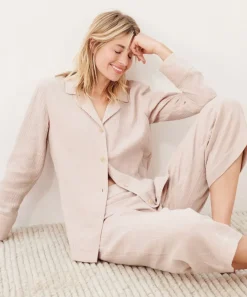 Jenni Kayne Playa Pajama Top Blush Fashion