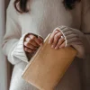 Jenni Kayne Pony Hair Zip Pouch Fawn Best