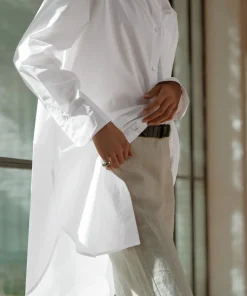 Jenni Kayne Poplin Shirt Dress White New