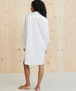 Jenni Kayne Poplin Shirt Dress White New