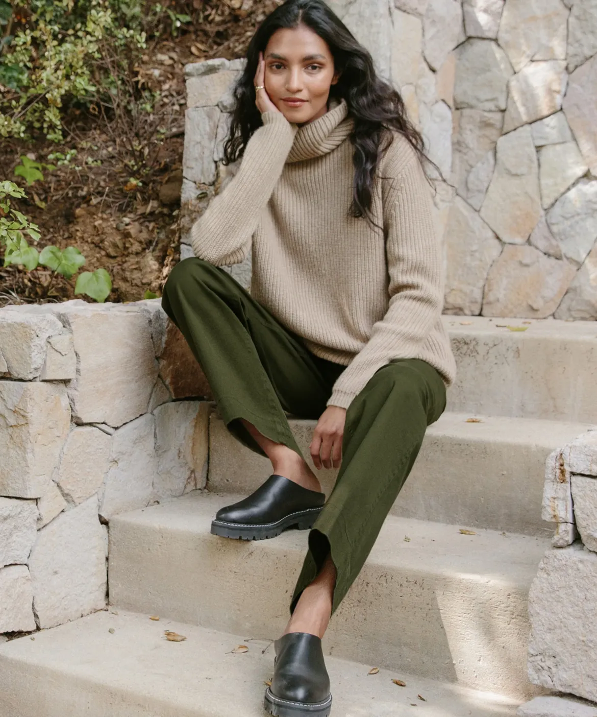 Jenni Kayne Ranger Trouser Olive Clearance