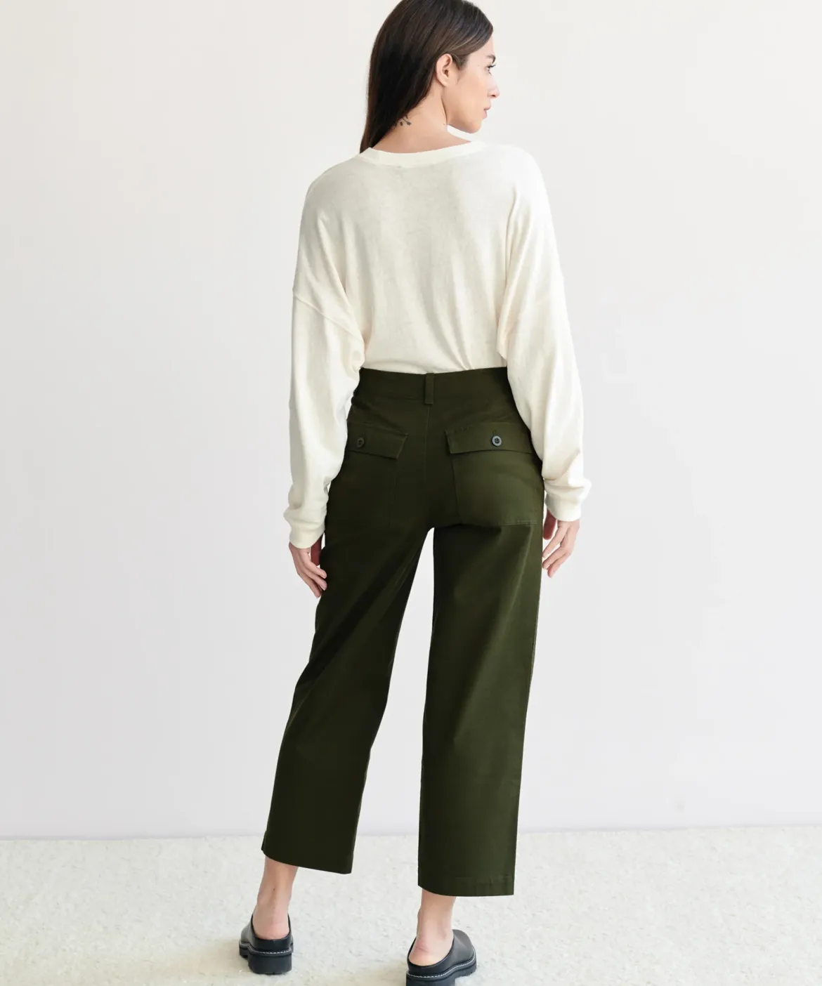 Jenni Kayne Ranger Trouser Olive Clearance