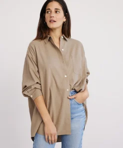Jenni Kayne Relaxed Oversized Shirt Hazel Best