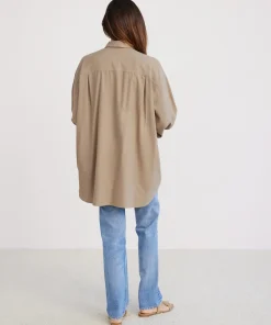 Jenni Kayne Relaxed Oversized Shirt Hazel Best