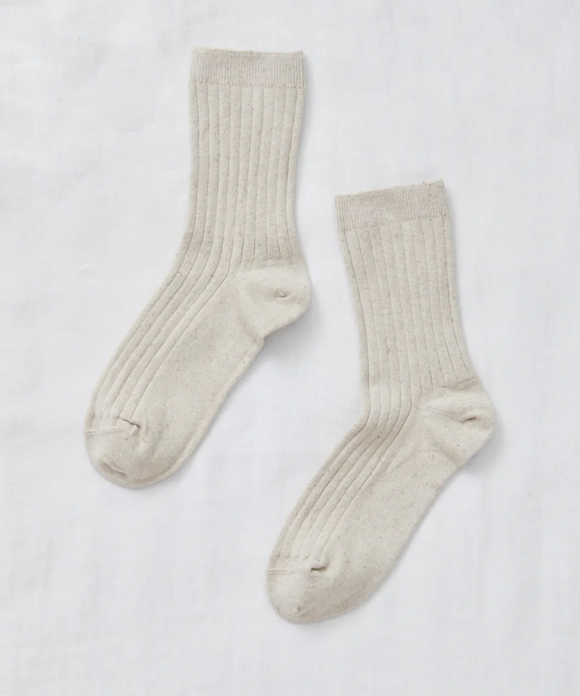 Jenni Kayne Rib Socks Silver Sand New