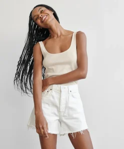 Jenni Kayne Rib Tank Cream Best