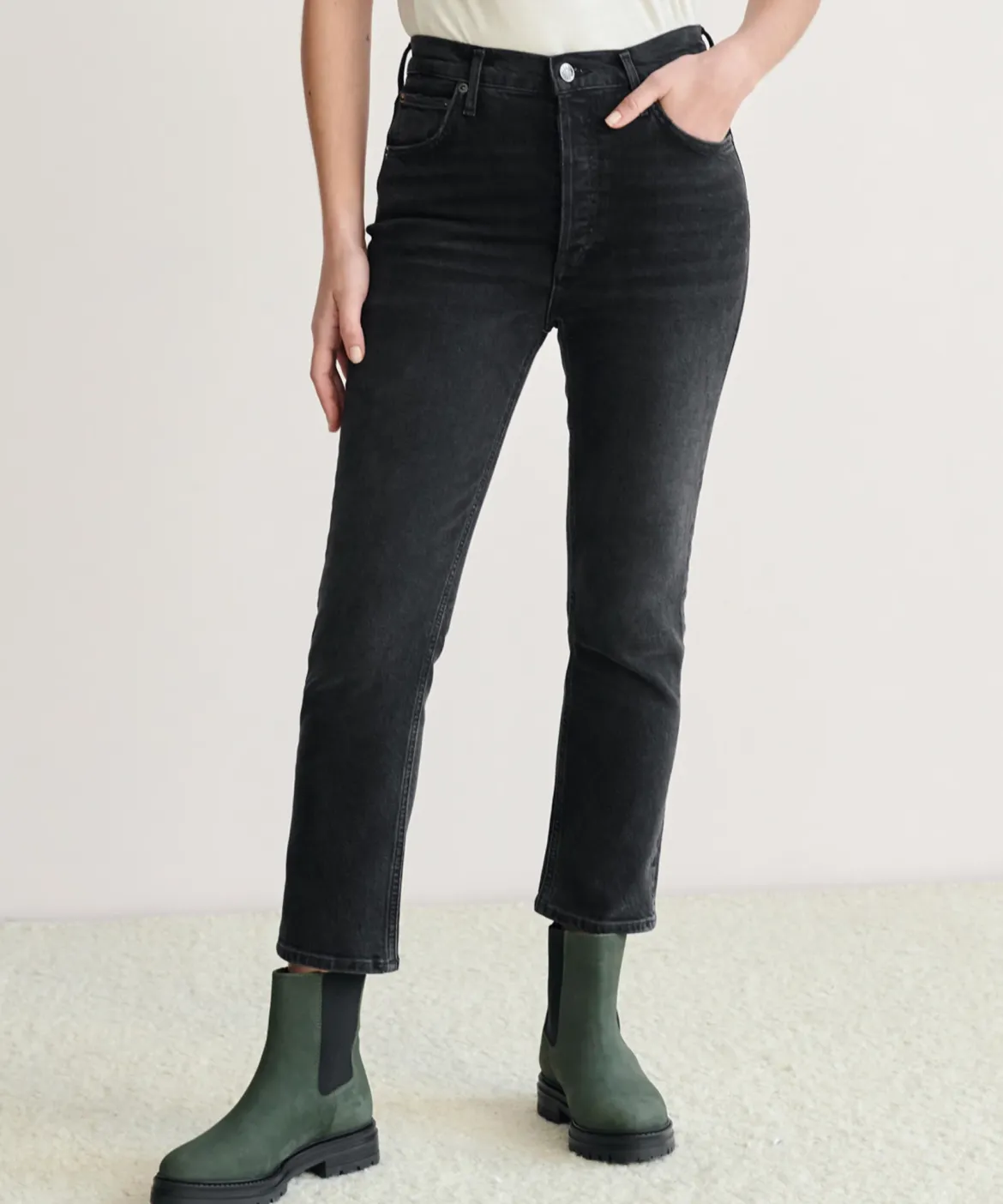 Jenni Kayne Riley Crop Jean Panoramic Fashion