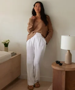 Jenni Kayne Riley Trouser White Clearance