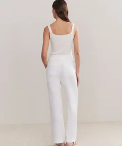Jenni Kayne Riley Trouser White Clearance