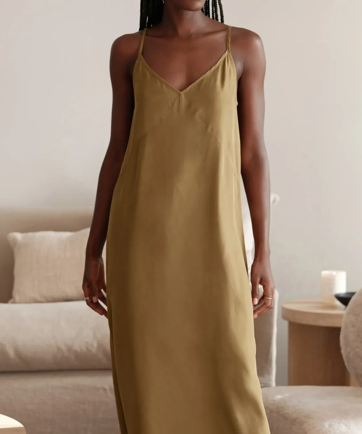 Jenni Kayne Rio Slip Dress Bronze Best