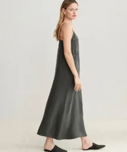 Jenni Kayne Rio Slip Dress Charcoal Sale