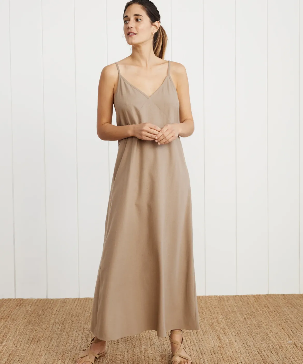 Jenni Kayne Riviera Slip Dress Hazel Hot