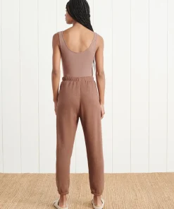 Jenni Kayne Saturday Sweatpant Cinnamon Discount