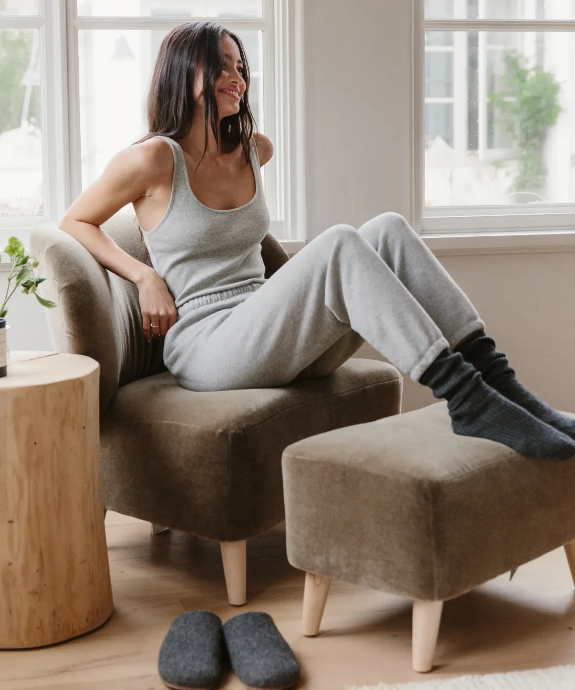 Jenni Kayne Saturday Sweatpant Grey Online