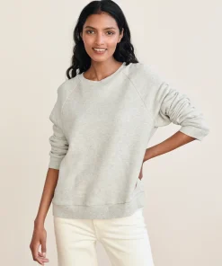 Jenni Kayne Saturday Sweatshirt Light Grey Outlet