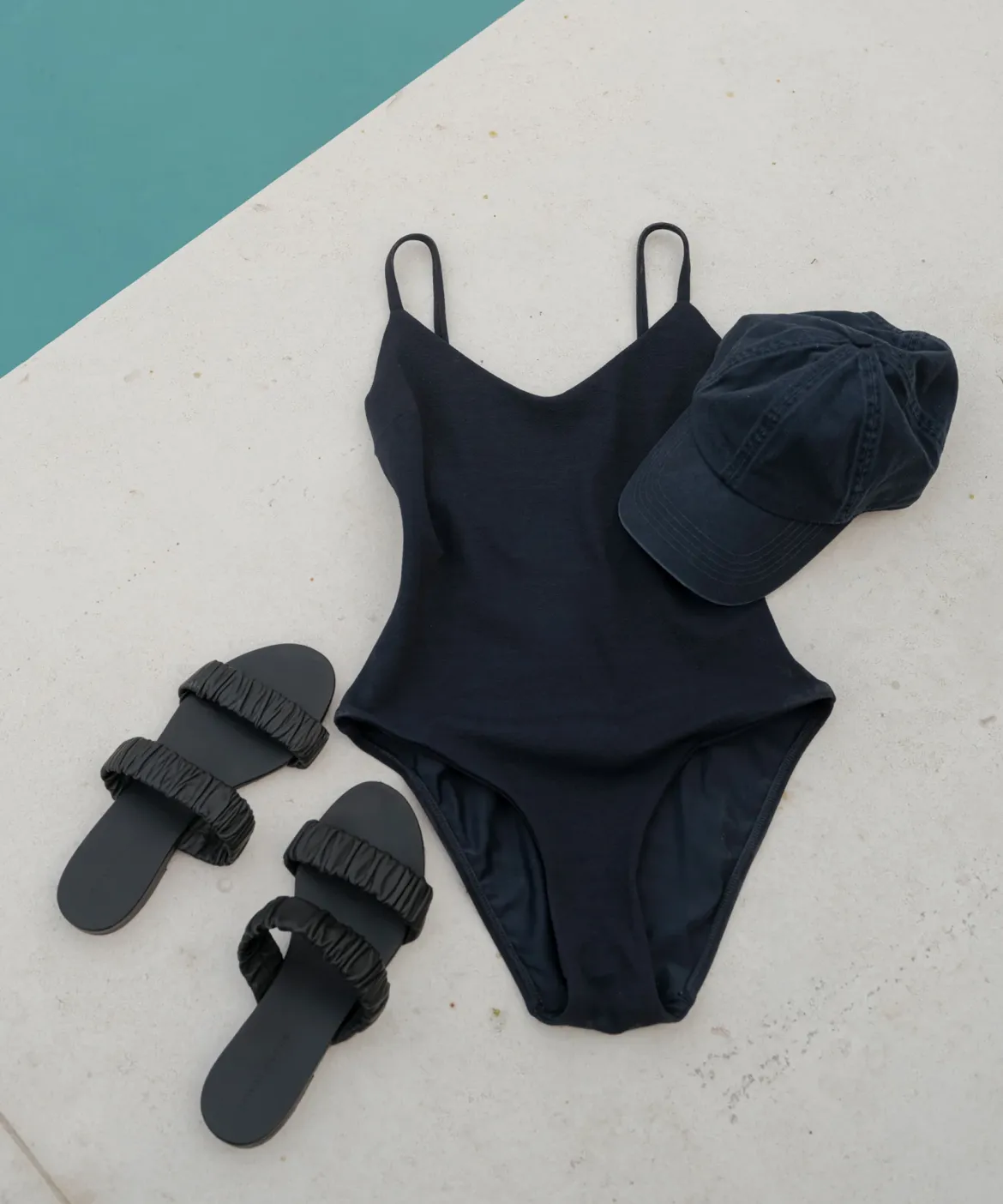 Jenni Kayne Scoop Maillot Swimsuit Navy Hot