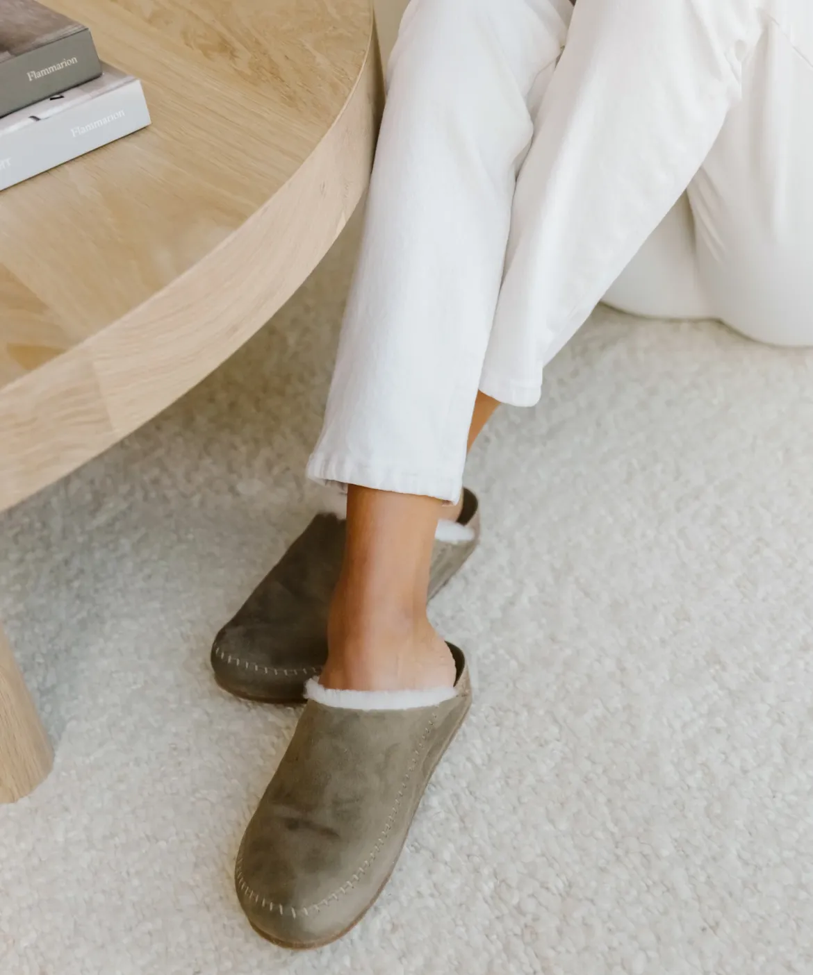 Jenni Kayne Shearling-Lined Moc Clog Laurel Hot