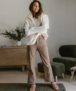 Jenni Kayne Shearling-Lined Moc Clog Saddle Best