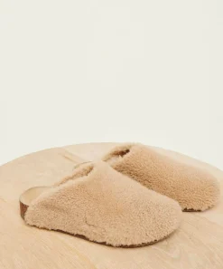 Jenni Kayne Shearling Moc Clog Natural Sale