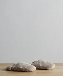 Jenni Kayne Shearling Moroccan Slipper Smoke Outlet