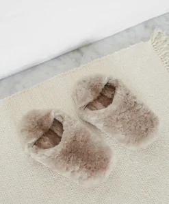 Jenni Kayne Shearling Moroccan Slipper Smoke Outlet