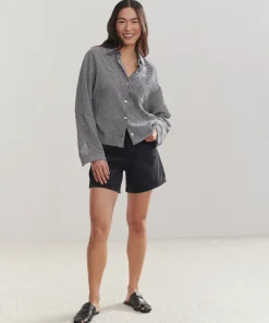 Jenni Kayne Shore Shirt Checkered Navy Sale