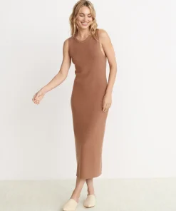 Jenni Kayne Sleeveless Sweater Dress Clay Online