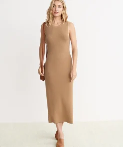 Jenni Kayne Sleeveless Sweater Dress Camel Outlet