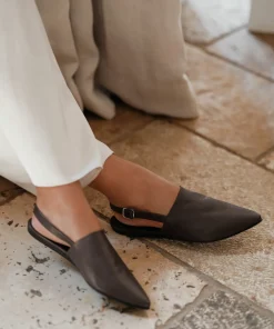 Jenni Kayne Slingback Mule Chocolate Best