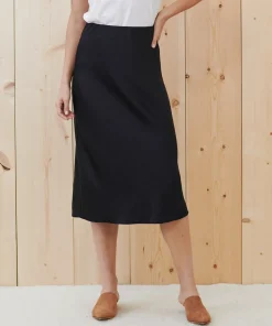 Jenni Kayne Slip Skirt Black Outlet