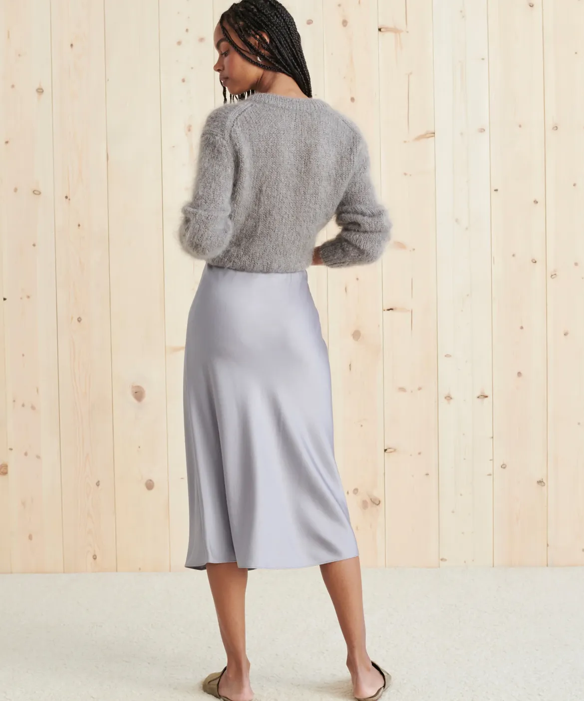 Jenni Kayne Slip Skirt Frost Sale