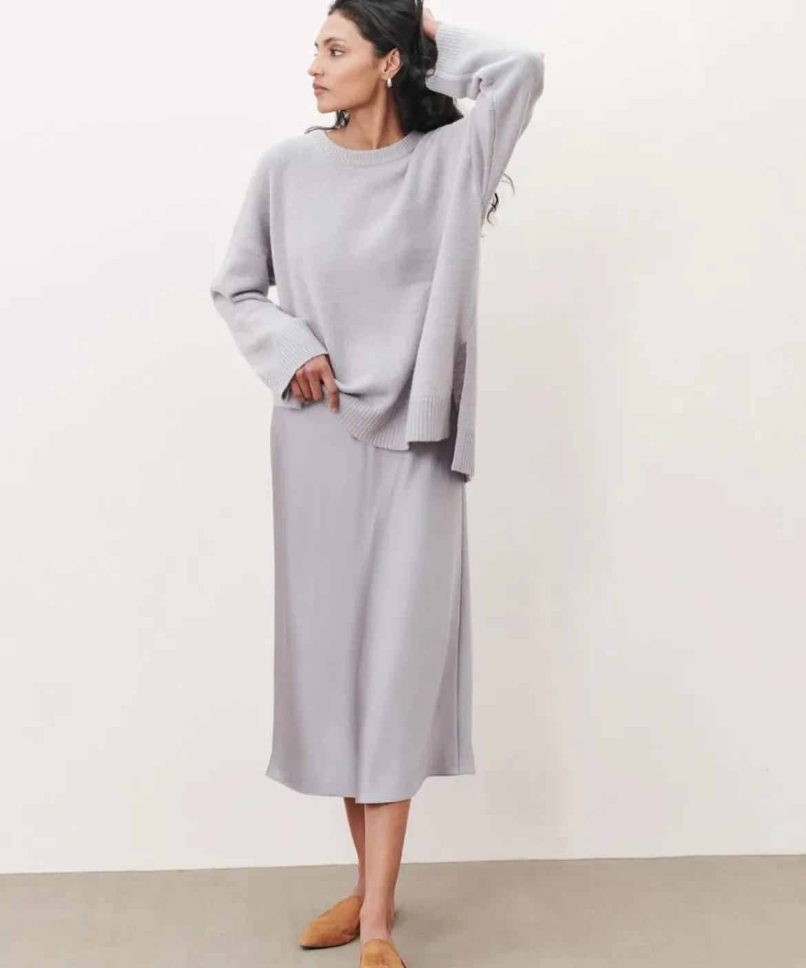 Jenni Kayne Slip Skirt Frost Sale