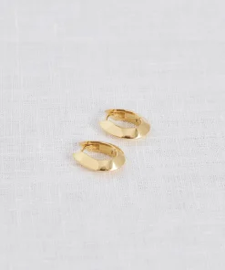 Jenni Kayne Small Ada Hoops Gold New
