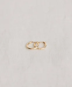 Jenni Kayne Small Eloise Hoops Gold Hot