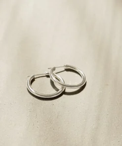 Jenni Kayne Small Eloise Hoops White Gold Clearance
