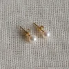 Jenni Kayne Small Loren Pearl Studs Gold Discount