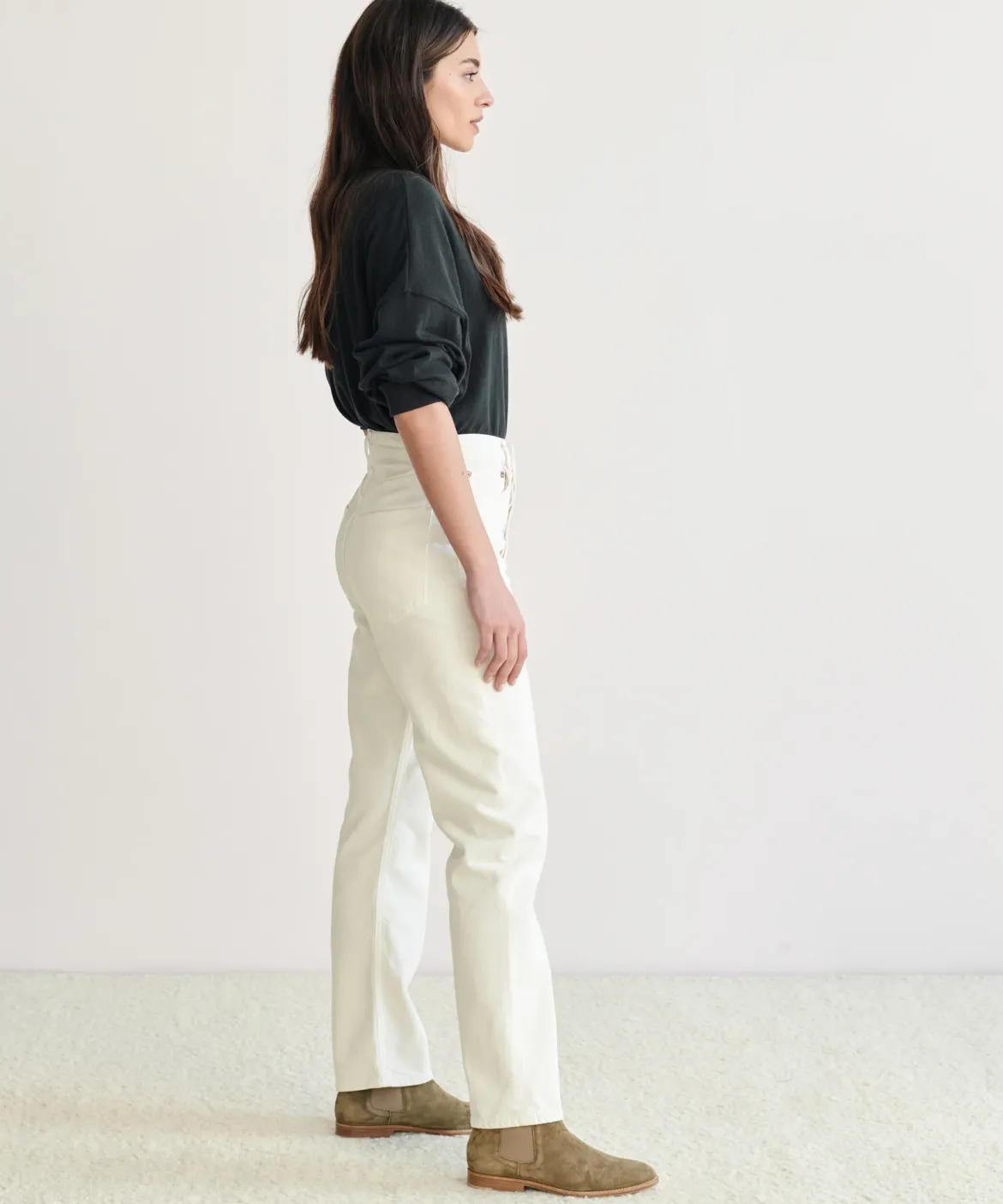 Jenni Kayne 90'S Pinch Waist Jean Drum Fashion