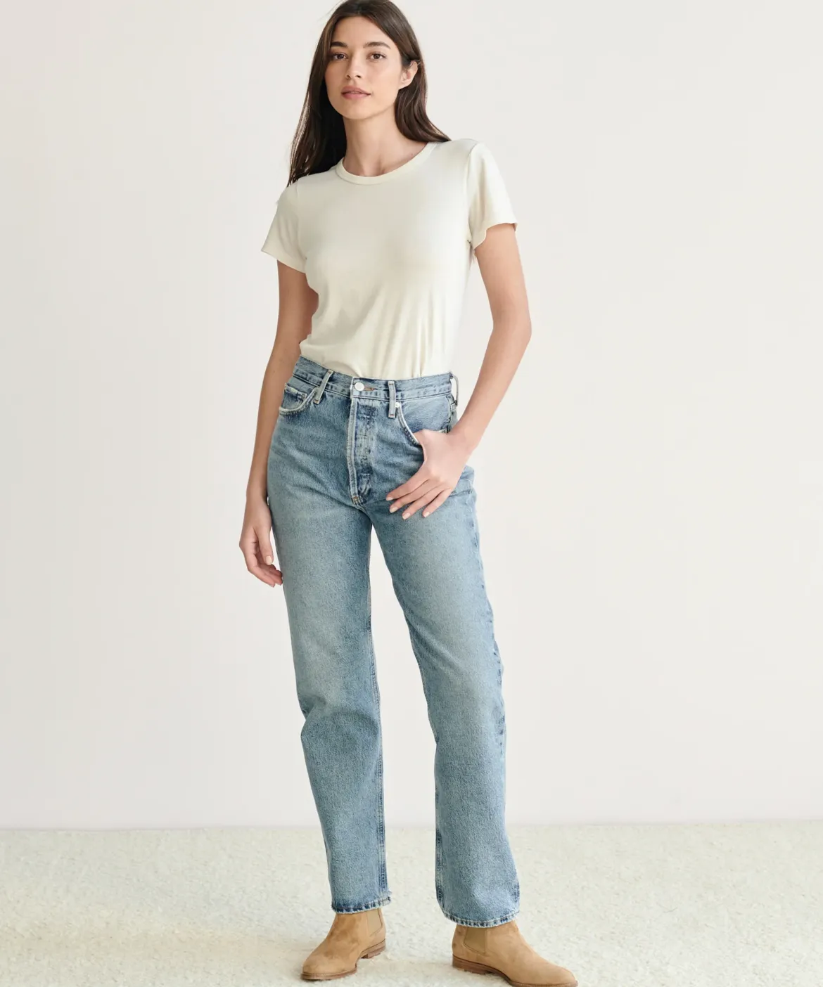 Jenni Kayne 90'S Pinch Waist Jean Navigate Sale