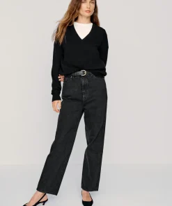 Jenni Kayne Suede Kitten Heel Black Outlet